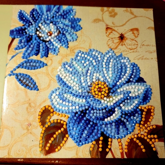 Beautiful Blue Flowers Card [2 Available] - Picture 2 of 8